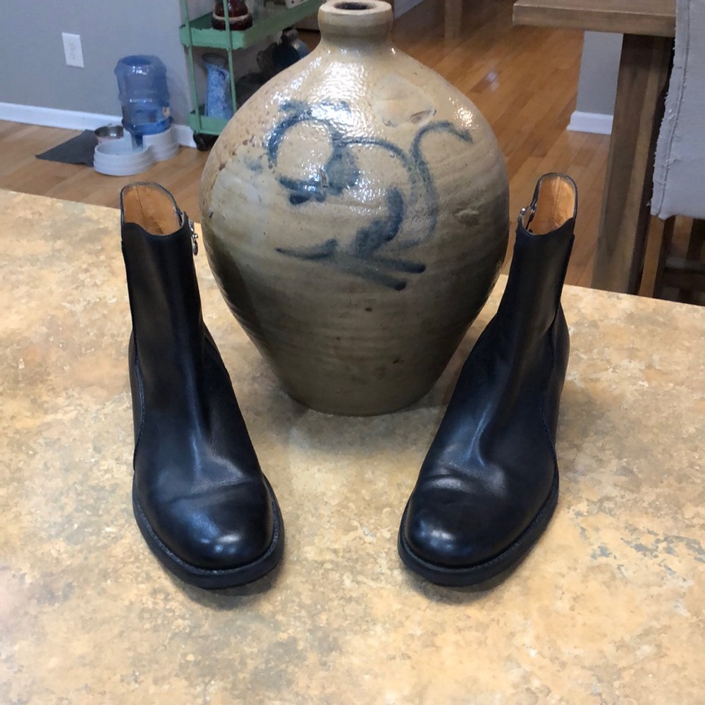 Rockport Black Leather Ankle Boots